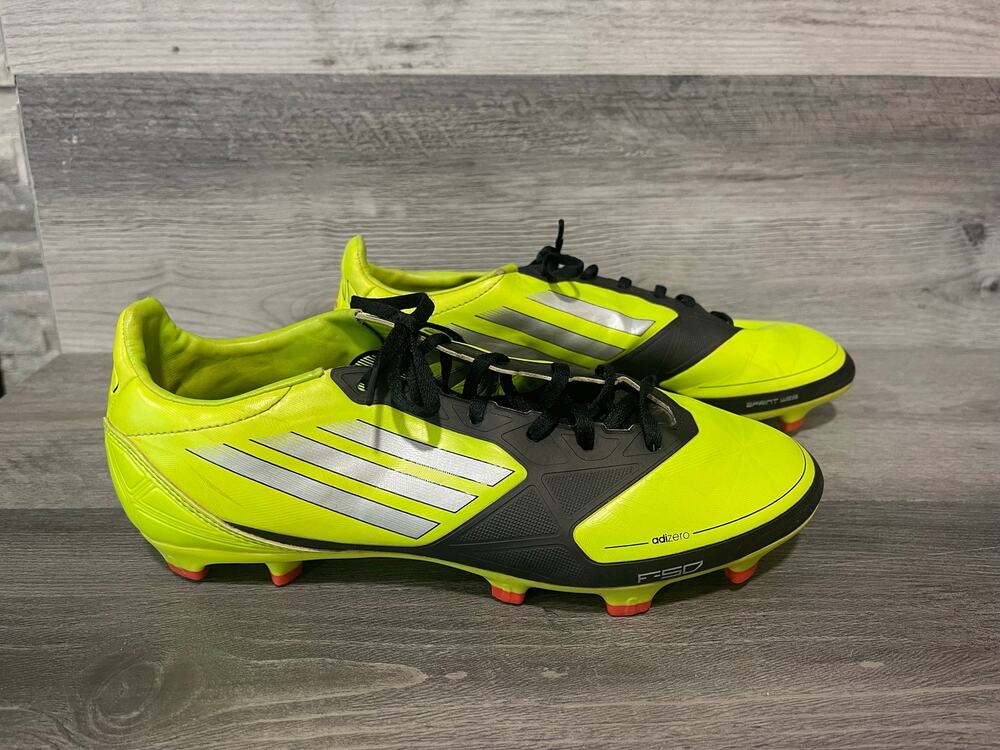 adidas F50 F30 Adizero V22583 Soccer Cleats Men’s 7.5 Yellow Black 2011
